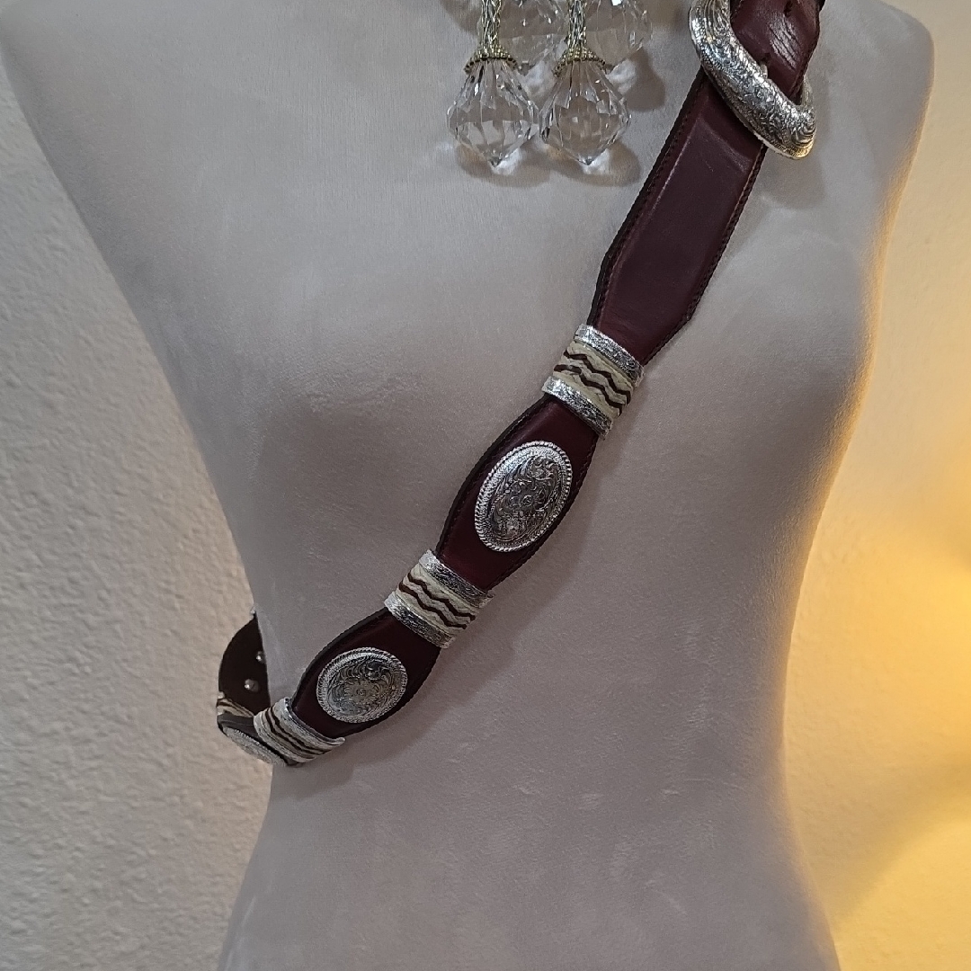 Tony Lama Brand Cutting Champ Concho Belt 49L
